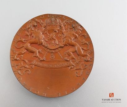 null Royaume de Belgique - Médaille de l'exposition internationale Bruxelles 1897,...