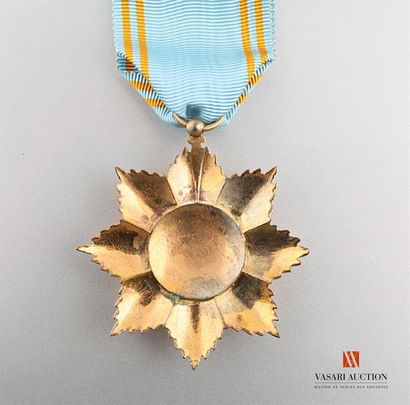null Comores, Ordre Royal de l'Étoile d'Anjouan, fondé en 1874 - Insigne de chevalier,...