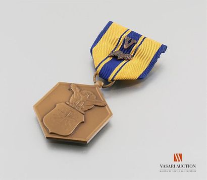 null Etats Unis d'Amérique - US Air Force, Air force commendation medal, ruban avec...