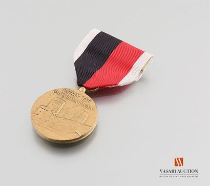 null Etats Unis d'Amérique - Army of occupation medal, 1945, 31 mm, TTB
