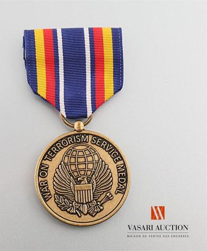 null Etats Unis d'Amérique - Médaille Global War on terrorism service medal , après...