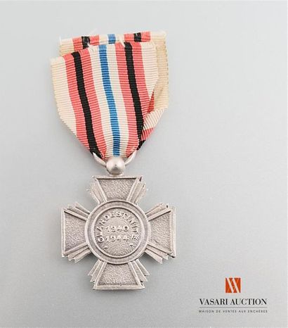 null France - Croix d'argent du clandestin, médaille privée décernée par le Groupement...