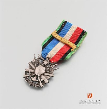 null Médaille commémorative de la guerre 1870-1871, joli tirage métal argenté, avec...