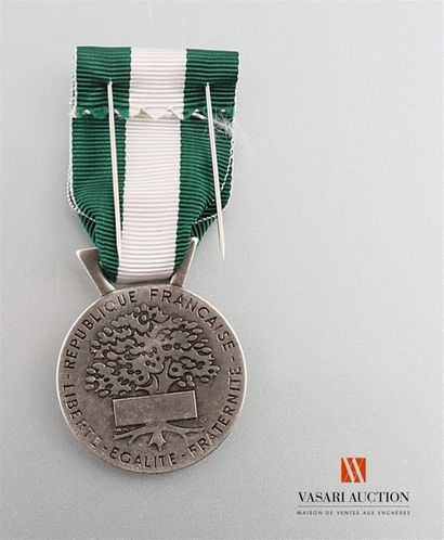 null France - Médaille d'honneur communale régionale départementale, échelon argent,...