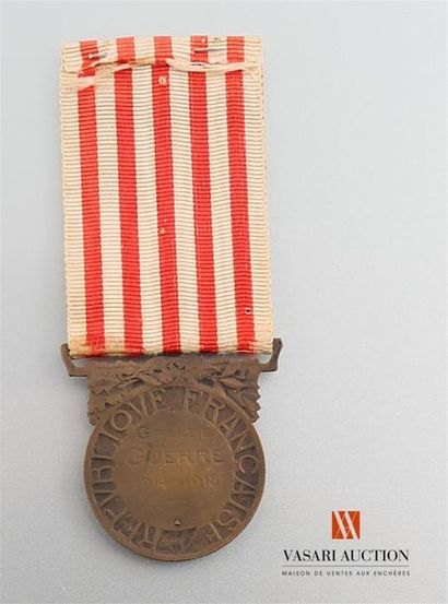 null France - Médaille commémorative de la guerre 1914-1918, modèle de Morlon, B...