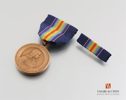 null Pennsylvania national guard world war medal - Médaille commémorative 34 mm,...