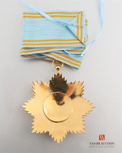 null Comores - Ordre royal de l'Étoile d'Anjouan - Cravate de commandeur, belle fabrication,...