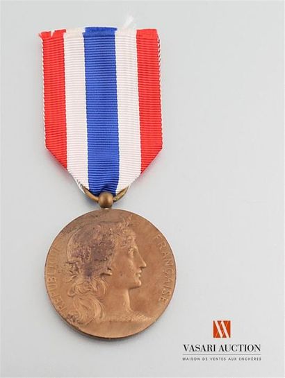 null France - Médaille commémorative des éléctions municipales de 1912, 40 mm, B...