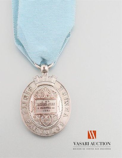 null France - Médaille de la Société protectrice de l'enfance 1873, sinite parvulos...