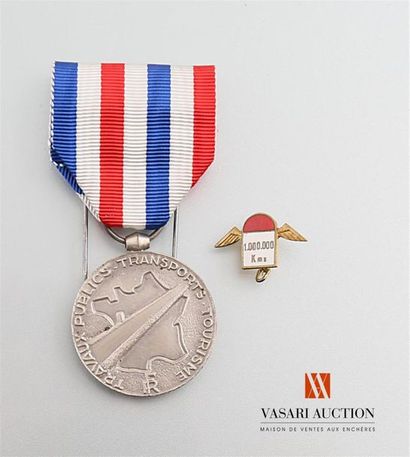 null France - Médaille d'honneur des transports routiers, 1963, gravée par Georges...