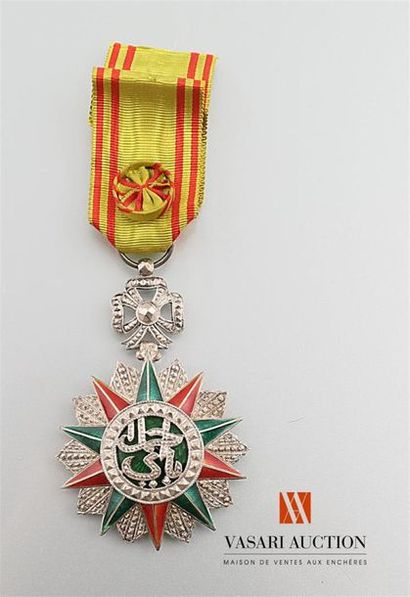 null Tunisie - Ordre du Nichan Iftikhar (ordre de la Fierté, 1837-1957), étoile d'officier,...