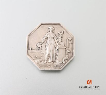 null Société générale de crédit industriel et commercial, 7 mai 1859, argent 37 mm,...