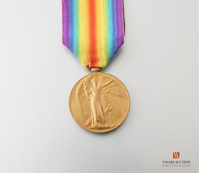 null Royaume uni - médaille de la victoire interalliée 1914-1918, attribuée sur la...