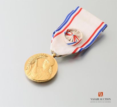 null Médaille de la reconnaissance francaise, (1917-1959), gravée par M.Delannoy,...