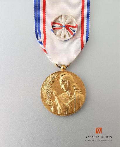 null Médaille de la reconnaissance francaise, (1917-1959), gravée par M.Delannoy,...