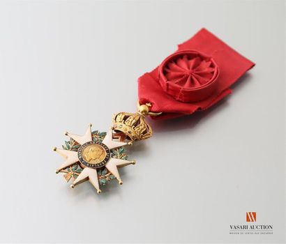 null France: Ordre de la Légion d'Honneur, étoile d'officier, or, 40 mm, chocs aux...