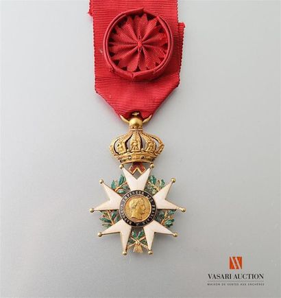 null France: Ordre de la Légion d'Honneur, étoile d'officier, or, 40 mm, chocs aux...