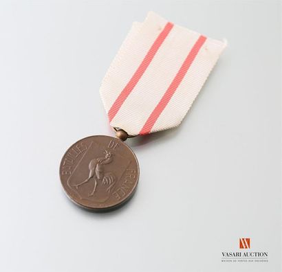 null France: médaille commémorative des batailles de France 1914-1918, 1939-1945,...