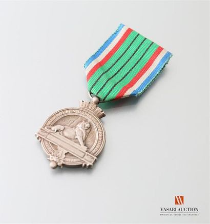 null "BELFORT, Médaille commémorative du Siège de Belfort 1870-1871, par Bartholdi...