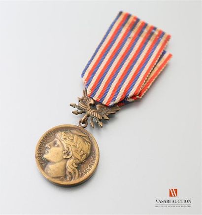 null France: postes et télégraphes, médaille d'honneur, tirage de Tasset, bronze...