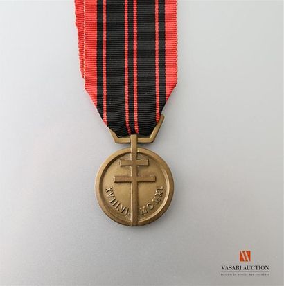 null France- Médaille de la résistance française, bronze patiné, TTB-SUP
