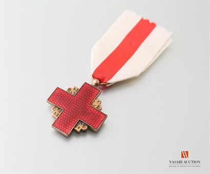 null Médaille de la croix rouge francaise, classe or, TBE
