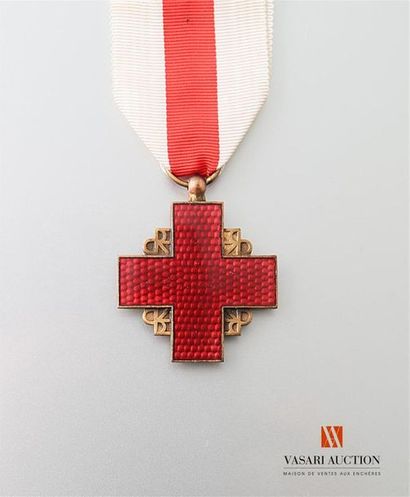 null Médaille de la croix rouge francaise, classe or, TBE
