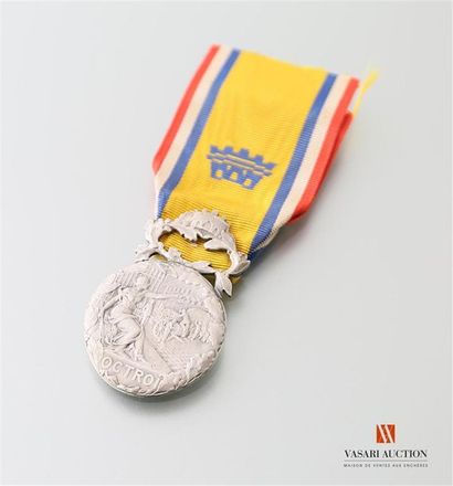 null Ministère de l'intérieur - Médaille d'honneur des octrois, argent, 30 mm, gravée...
