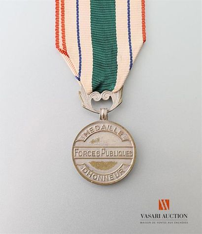 null INDE - Médaille d'honneur des Forces Publiques des Comptoirs français (dite...