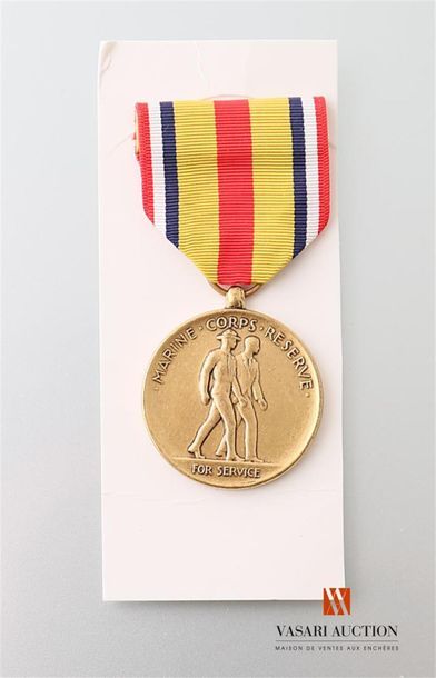 null Etats Unis d'Amérique - Marine corps reserve service medal, TTB
