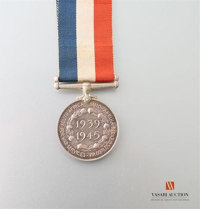 null Médaille commémorative sud africaine South Africa for war services, 1939-1945,...