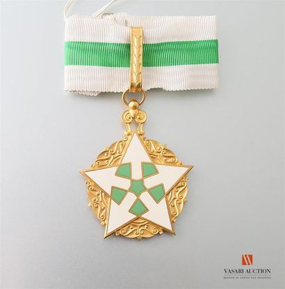 null Syrie - Ordre du Mérite, fondé en 1926, bijou de commandeur, 65 mm, TTB-SUP...