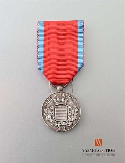 null Ville d'Albert (Somme), médaille commémorative, 27 mm, attribuée, TTB
