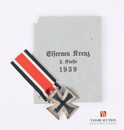 null Croix de fer de seconde classe, Eizernes Kreuz 2.klasse 1939, dans sa pochette...