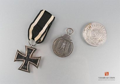 null Allemagne: Croix de fer de deuxième classe, anneau poinçonné KG, première guerre...
