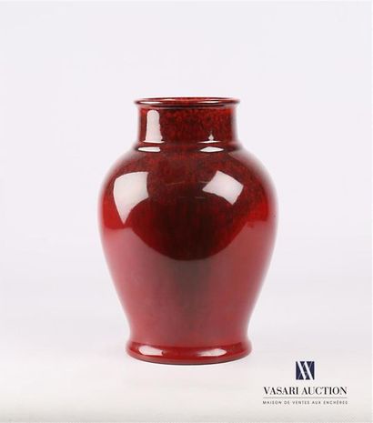 null MILLET Paul (1870-1950) - Sèvres Manufacture de 
Vase de forme ovoîde à col...