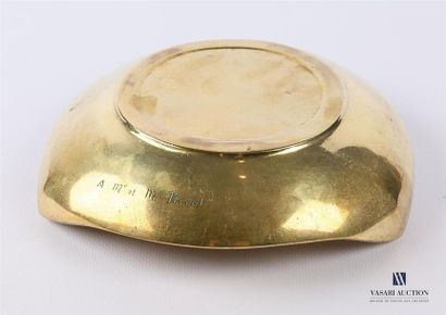 null CAYETTE Jules (1882-1953) - Nancy
Vide-poche en bronze doré, le bassin martelé...
