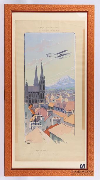 null MONTAUT Marguerite (1883-1936) dit GAMY, d'après
"Paris - Puy-de-Dome (7 mars...