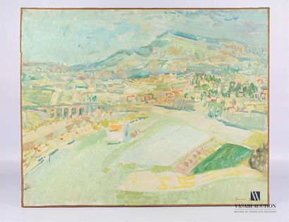 null SAINT JEAN Marcel (1914-1994)
Le Mont Thou
Huile sur toile
Signée en bas à droite,...