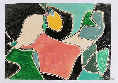 PICHETTE James (1920-1996) Composition abstraite...