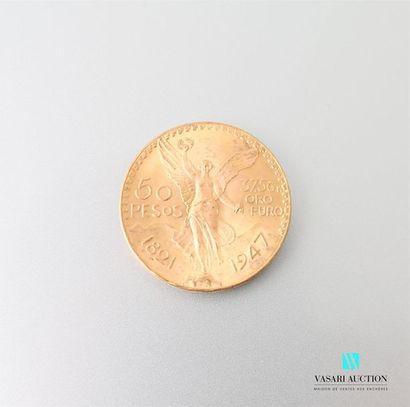 null 50 pesos gold coin 1821-1947
Weight: 41.64 g 