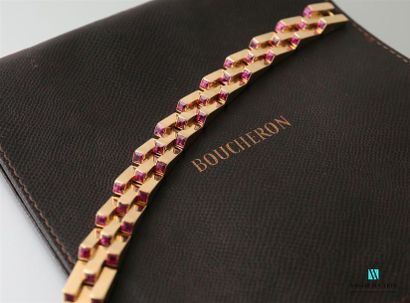 BOUCHERON
Bracelet Escalier en or jaune 750...
