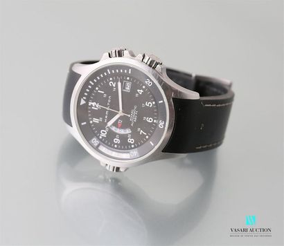 null Hamilton khaki GMT automatique,
montre bracelet d'homme, boîtier acier 42 mm,...