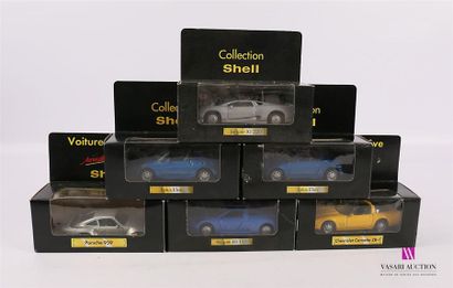 null SHELL (Chine) - Collection Voiture de rêve
Lot comprenant six vehicules dont...