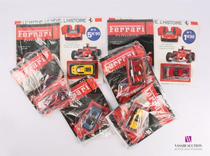 null EDITIONS FABBRI - Ferrari Collection
Lot de six revues sous blister comprenant...
