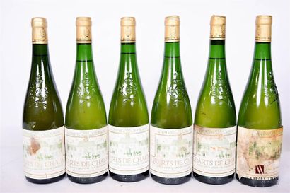 null 6 bottles QUARTS DE CHAUME put Domaine des Baumard1
 bottle from 1988, 5 bottles...
