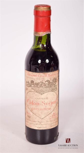 null 1 Half CALON SÉGURSt Estèphe GCC1982Et
. withered and stained. N: at the top...