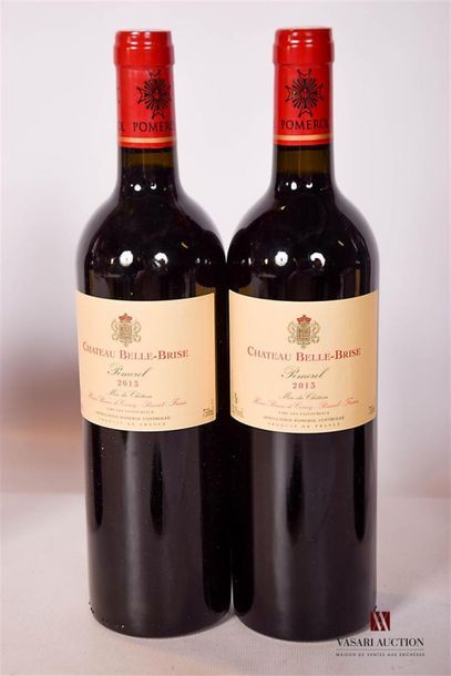 null 2 Bouteilles	Château BELLE-BRISE	Pomerol	2013
	Présentation et niveau, impe...