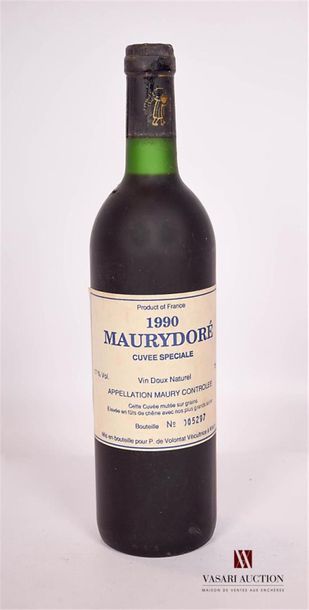 null 1 BottleVDN MAURYDORATE "Special Cuvée Spéciale" put for P. de Volontat Vit.1990And
...