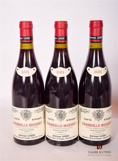 null 3 BottlesCHAMBOLLE MUSIGNY Vieilles Vignes put Dominique Laurent neg.2005And
...